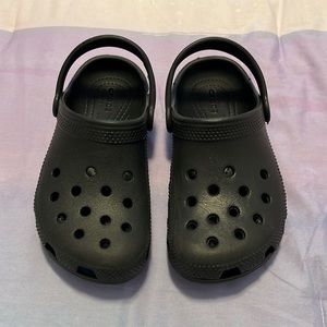 Black Toddler Crocs in Excellent Condition Size 12